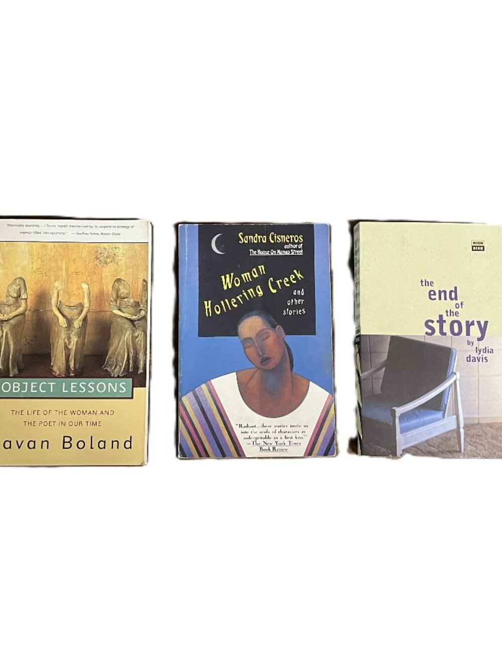 3 College Texts: Object Lessons, Woman Hollering Creek & The End of the Story